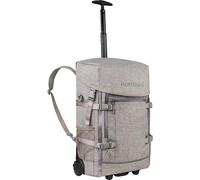 normani Backpacker Reisetaschen-Rucksack Reiserucksack mit Trolleyfunktion mit Frontloader und Handgepäck-maßen 50x37x20 cm - Cabin Bag 37 L Volumen auf 3 Fächer Farbe Beige Größe 50 x 37 x 20 cm