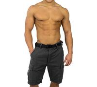 normani BDU Bermuda Short für Herren Dunkelschwarz 4XL