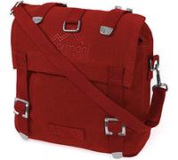normani Bundeswehr Kampftasche klein Umhängetasche Canvas Bag Rot ONESIZE