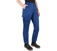 normani Damen Rangerhose wasserbweisend Outdoor Bundhose mit Cargotaschen und Frauenschnitt (XS-L) Farbe Navy Größe L