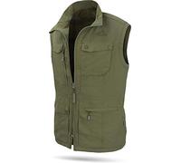 normani Herren Outdoor Weste mit atmungsaktivem Sonnenschutzmaterial 50+ (XS-5XL) Farbe Grün Größe XS