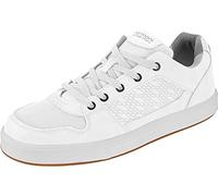 normani Herren Sommerschuhe Sommer Sneaker Low-Top Outdoor Sneaker Leichte Freizeitsneaker Atmungsaktive Halbsneaker Halbschuhe Sportschuhe Farbe Weiß Größe 43