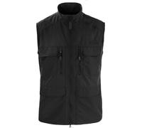 normani Herren Sommerweste leichte Outdoor Weste Ärmellose Weste mit Sonnenschutzfaktor 50+ - Insgesamt 10 Taschen - S bis 10XL Farbe Schwarz Größe 7XL