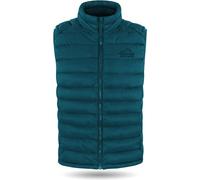 normani Herren Wattierte Steppweste winddichter Bodywarmer Winterweste Outdoor-Funktionsweste Ärmellos mit Stehkragen und Reißverschlussseitentaschen Farbe Marine Größe 5XL/62