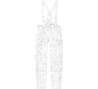 normani Herren Winter Thermohose gefüttert mit abnehmbaren Hosenträgern Farbe Weiß Größe S