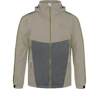 normani Kinder Regenjacke - Wasserdichte Winterjacke mit Fleecefutter und 3M Reflektoren - Softshelljacke Thermojacke für Junge und Mädchen - Wassersäule: 6000 mm Farbe Beige Größe 122-128