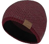 normani Merino Strickmütze Wintermütze Wollmütze Thermohose aus Merinowolle für Damen und Herren Farbe Rot/Anthrazit