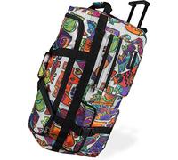 normani Reisetasche 100-150 L Reise-Trolley Jumbo XXL Big-Travel mit 2 Rollen und großem Hauptfach - riesig, Leichter und Stabiler Trolley Picasso XXL