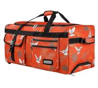 normani® Reisetasche mit Rollen 80 Liter Volumen Jumbo Big-Travel Reisetrolley riesige XXL in vielen bunten Farben Pigeon XXL