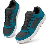 normani Sommer Sneaker vegenaner Sommerschuhe Low-Top Outdoor Sneaker Freizeitsneaker Halbsneaker für Damen und Herren aus recyceltem Material und ohne tierischen Ursprungs Farbe Blau-Grün Größe 42