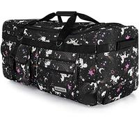 normani Stabile Reisetasche Trolley Big Size XL 80-150 Liter mit 2 Rollen -Robust und wasserabweisend - Leichter Reisetrolley XL Tasche NEU Verschiedene Größen Schwarz Weiß / 100 Liter XXL