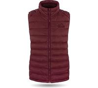 normani Wattierte Steppweste für Damen Winterweste Bodywarmer Sportweste mit Stehkragen und Seitentaschen - WINDDICHTE Outdoor-Weste Ärmellose Übergangsweste Farbe Bordeaux Größe XXL