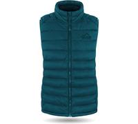 normani Wattierte Steppweste für Damen Winterweste Bodywarmer Sportweste mit Stehkragen und Seitentaschen - WINDDICHTE Outdoor-Weste Ärmellose Übergangsweste Farbe Dunkelblau Größe M