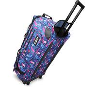 normani XXL Reisetasche Jumbo Big-Travel mit Rollen Farbe Fancy Feathers / 100 Liter