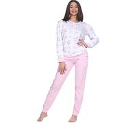 Normann Single-Jersey Damen-Schlafanzug 52 / 54 rosé