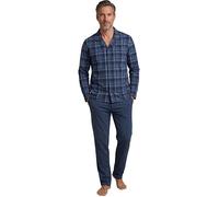 Normann Single-Jersey Herren-Schlafanzug 54 blau