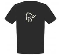 Norrøna - /29 Cotton Viking T-Shirt - T-Shirt, Gr. M, schwarz (Caviar/Snowdrop)