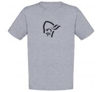 Norrøna - /29 Cotton Viking T-Shirt - T-Shirt, Gr. S, grau (GreyMelange/Caviar)
