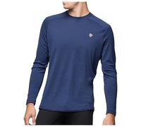 Norrøna - Femund PureUll L/S - Merinoshirt, Gr. S, grau (IndigoNight)