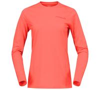 Norrøna - Women's Falketind EqualiserUll Long Sleeve - Merinoshirt, Gr. L, orange (DeepSeaCoral)
