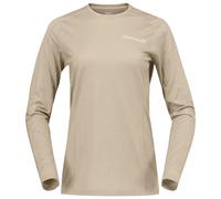 Norrøna - Women's Falketind EqualiserUll Long Sleeve - Merinoshirt, Gr. L, pure cashmere (PureCashmere)