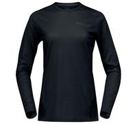 Norrøna - Women's Falketind EqualiserUll Long Sleeve - Merinoshirt, Gr. L, schwarz (CaviarBlack)