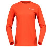 Norrøna - Women's Falketind EqualiserUll Long Sleeve - Merinoshirt, Gr. M, paprika (Paprika)