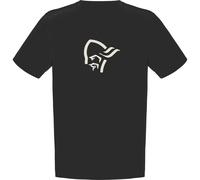 Norrøna - /29 Cotton Viking T-Shirt - T-Shirt, Gr. S, schwarz (Caviar/Snowdrop)