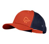 Norrona /29 Trucker Mesh Snap Back Cap (Größe ONE SIZE, orange)