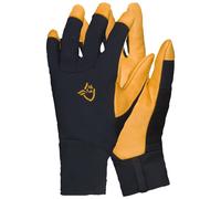 Norrona - Atmungsaktive Handschuhe aus GORE-TEX - Lyngen Windstopper Leather Gloves Caviar Black für Herren aus Leder - Größe L - schwarz schwarz L