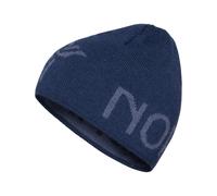 Norrona - Beanie aus Merinowolle - /29 Merinoull Logo Beanie Indigo Night Melange aus Wolle - Navy blau Navy blau one size