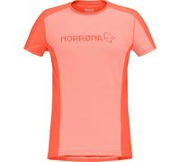 Norrona Damen Falketind Equaliser Merino T-Shirt (Größe XS, pink)