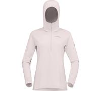 Norrona Falketind Warm1 Hood Damen Longsleeves weiss Größe L Trekking Elastisch
