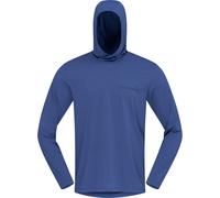 Norrona Femund Tech Herren Hoodies blau Größe XXL Trekking Schnell trocknend