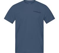 Norrona - Femund Tech Vintage Indigo - L - Wander-T-Shirt Bleu L