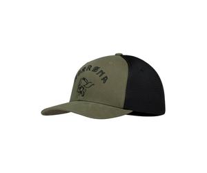 Norrona - Kappe mit gebogenem Schirm - /29 3D Mesh Flexfit Cap Olive Night/Caviar für Herren aus Baumwolle - Größe S/M - Khaki Khaki S/M