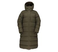 Norrona - Langer Parka - Oslo Down750 Coat W's Olive Night für Damen - Größe M - Khaki Khaki M