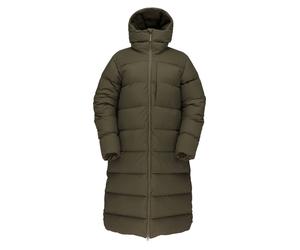 Norrona - Langer Parka - Oslo Down750 Coat W's Olive Night für Damen - Größe M - Khaki Khaki M