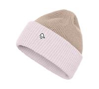 Norrona - Mütze aus organischer Baumwolle - /29 Heavy Merinoull Contrast Beanie Pure Cashmere für Herren aus Wolle - Beige Beige one size
