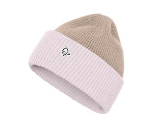 Norrona - Mütze aus organischer Baumwolle - /29 Heavy Merinoull Contrast Beanie Pure Cashmere für Herren aus Wolle - Beige Beige one size