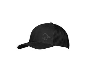 Norrona - Mütze mit gebogenem Schirm - /29 Trucker Mesh Snap Back Cap Caviar für Herren - schwarz schwarz one size