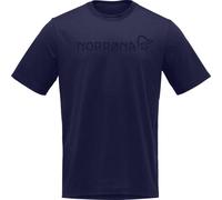 Norrona - T-Shirt aus organischer Baumwolle - /29 Cotton Norrøna Viking T-Shirt M Indigo Night für Herren aus Baumwolle - Größe XL - Blau Blau XL