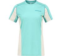 Norrona - Temperaturregulierendes T-Shirt für das Bergsteigen aus Merinowolle - für Damen / Frau - Falketind Equaliserull T-Shirt W Aqua Blau M