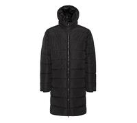 NORTH BEND NBAmare Herren Steppmantel Winterjacke Outdoorjacke atmungsaktiv wasserdicht winddicht mit Kapuze Kordelzug Reißverschlusstaschen TPU-Membran, Größe:M, Farbe:Black (1001)
