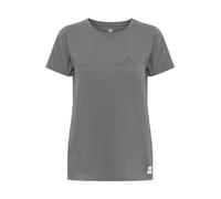 NORTH BEND NBCarla Damen T-Shirt atmungsaktiv komfortabel mit Rundhalsausschnitt und Print, Größe:40, Farbe:Lava Smoke (1167)