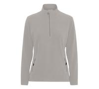 NORTH BEND NBConni Fleecepullover atmungsaktiv modischer Troyer-Pullover mit Stehkragen, Größe:40, Farbe:Drizzle (1139)