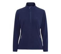 NORTH BEND NBConni Fleecepullover atmungsaktiv modischer Troyer-Pullover mit Stehkragen, Größe:42, Farbe:Navy Blazer (2048)