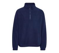 NORTH BEND NBCotus Herren Fleecepullover atmungsaktiv modischer Troyer-Pullover mit Stehkragen, Größe:XL, Farbe:Navy Blazer (2048)