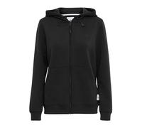 Sweatjacke NORTH BEND "Sweatjacke NBTara", Damen, Gr. 38, schwarz, Obermaterial: 78% Polyester PES. 17% Viskose LENZING ECOVERO CV LenzEcov. 5% Elasthan EL., casual, normal, Sweatjacken (38146728-38)