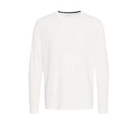 NORTH BEND NBTergong Herren sportliches Longsleeve Langarmshirt atmungsaktiv und komfortabel mit Rundhalsausschnitt, Größe:L, Farbe:White (1002)